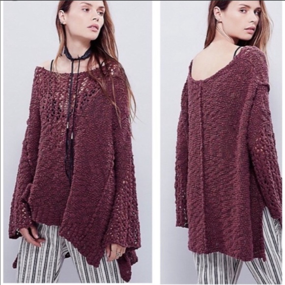 Free People Pretty Pointelle Vee Sweater - Picture 6 of 14
